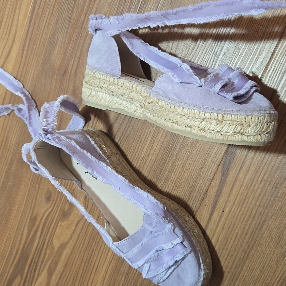 Free People Lilac Espadrilles